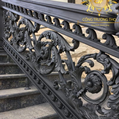 Cầu thang Gang đúc CTG03