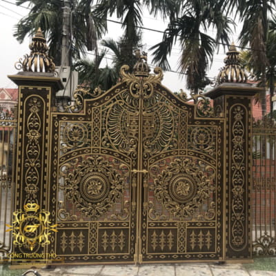 Cổng Nhôm Đúc TT35