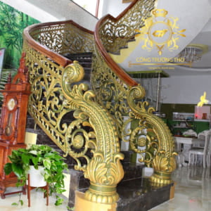 Cầu thang Gang đúc CTG02