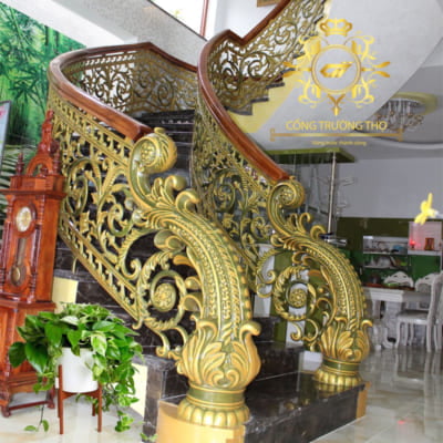 Cầu thang Gang đúc CTG02