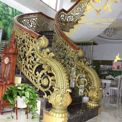 Cầu thang Nhôm đúc cong