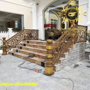 Cầu thang Nhôm Tân Cổ Điển